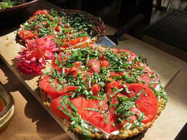 Tarte à la Tomate et à la Tome des Bauges