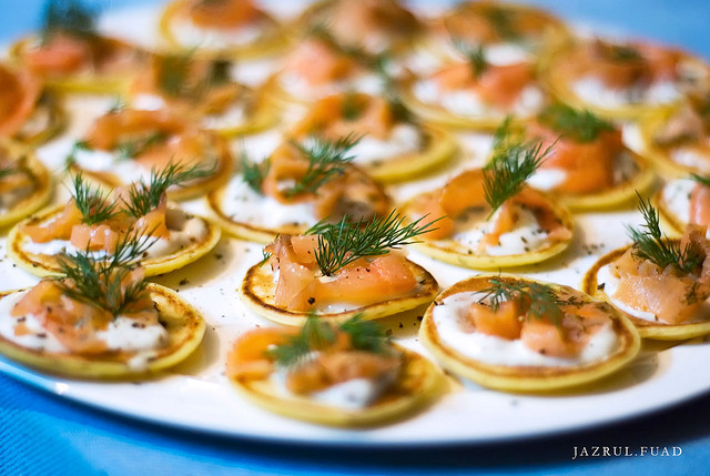 Blinis au saumon