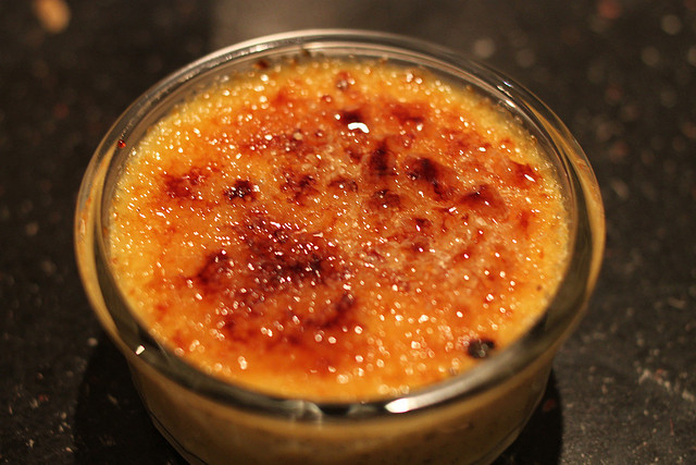 Crème brulée au camembert