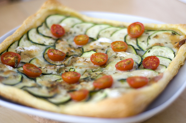 Tartelettes aux courgette et charolais
