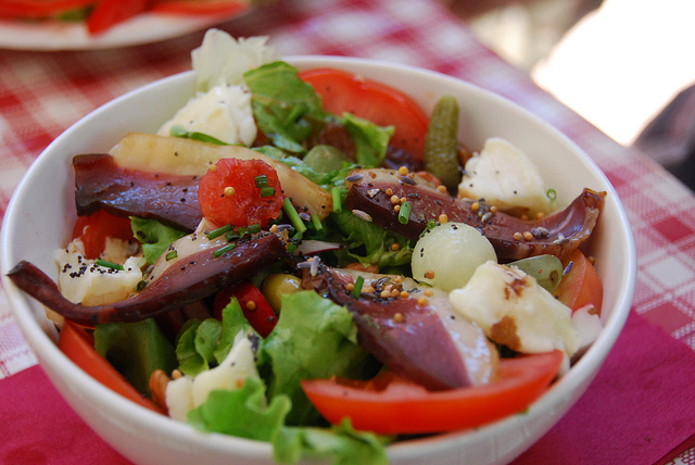 Salade au magret