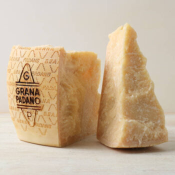 Grana Padano DOP : fromage à pâte pressée cuite, au lait cru de Vache