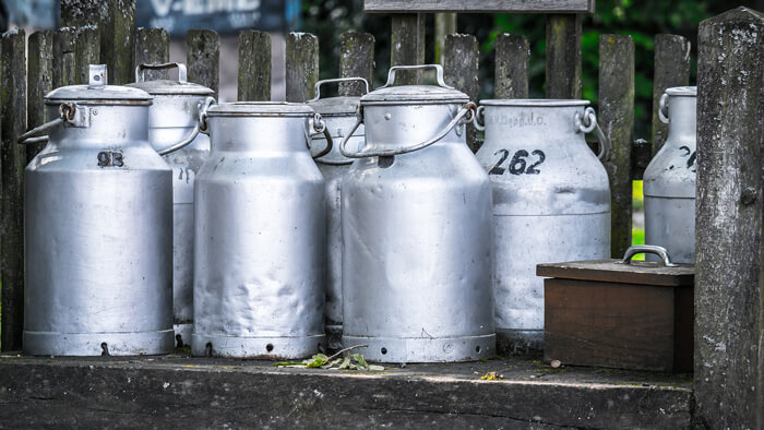 La quantité de lait qu'il faut pour fabriquer du fromage