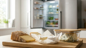fromage au réfrigérateur