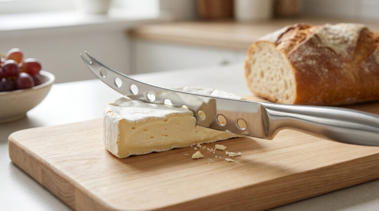 couteau fromage à trous